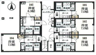 パークハウス大井戸（103） 部屋画像