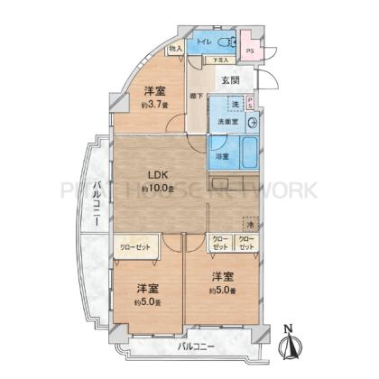  間取り図写真