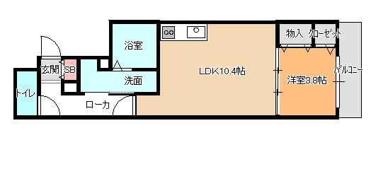 カーサ武庫之荘（102） 間取り図画像
