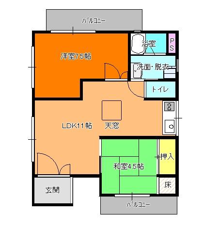  間取り図写真