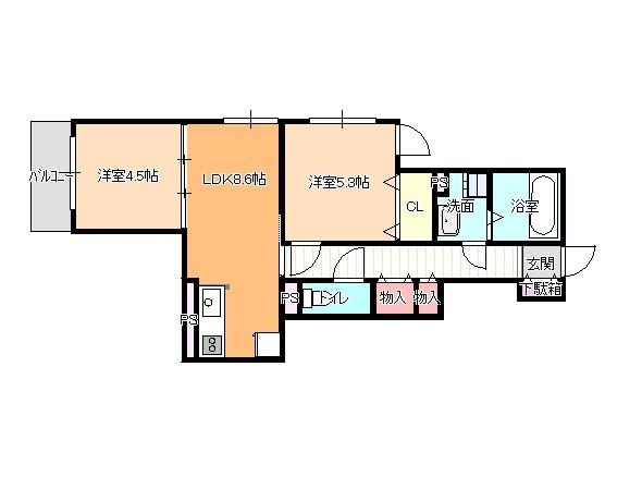  間取り図写真