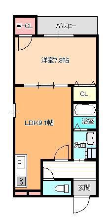 SunＭoon武庫之荘Ⅱ番館（302） 間取り図画像