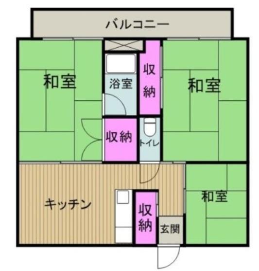 尼崎市武庫の里マンション 間取り図画像