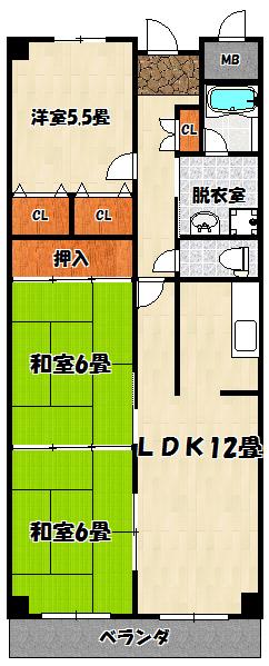 ソシア７（301） 間取り図画像