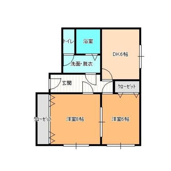 尼崎市武庫之荘マンション 間取り図画像