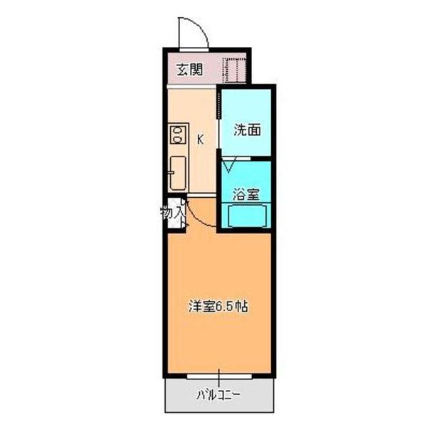 ヴィスタ武庫（302） 間取り図画像