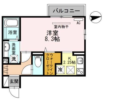 プラージュ武庫川　B棟（108） 間取り図画像