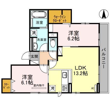 アングレーム（301） 間取り図画像