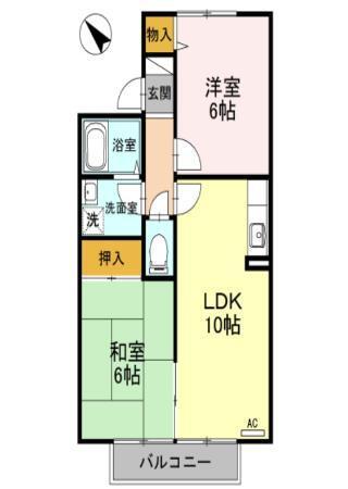 ネオフォレスト昆陽池（203） 間取り図画像