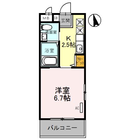Dolce Amaro（306） 間取り図画像