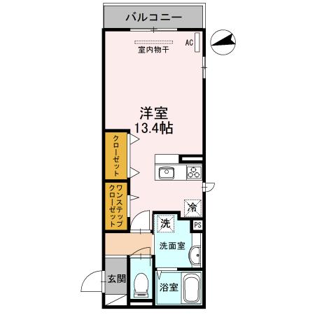 Casa Mia（201） 間取り図画像