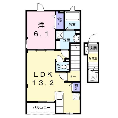 リーベ（204） 間取り図画像