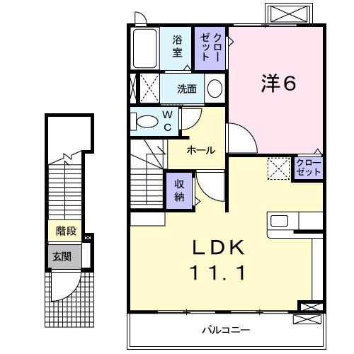 グラン　オーブ（203） 間取り図画像