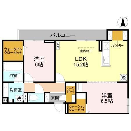 D-ROOM甲子園口（301） 間取り図画像