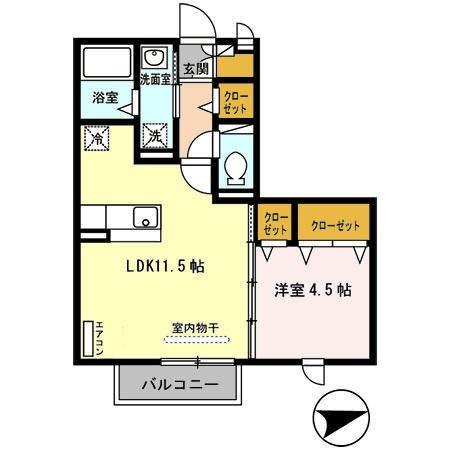 PROCEED GARDEN（201） 間取り図画像