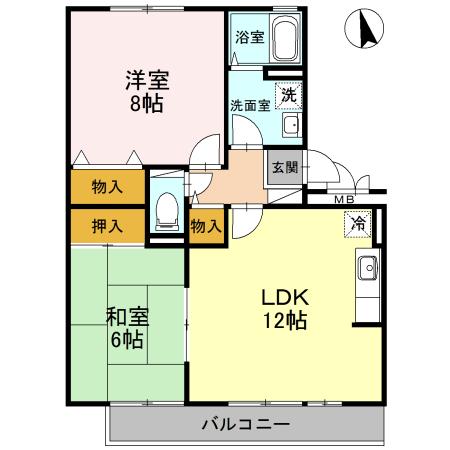 セジュール壹番館（302） 間取り図画像