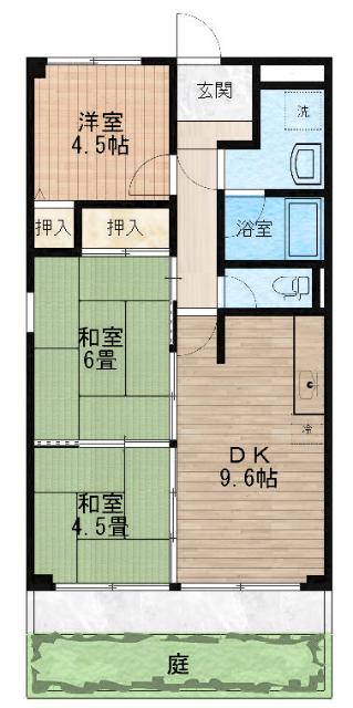 キャトルセゾン（105） 間取り図画像