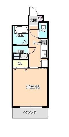 エルシ誠宏３番館（204） 間取り図画像