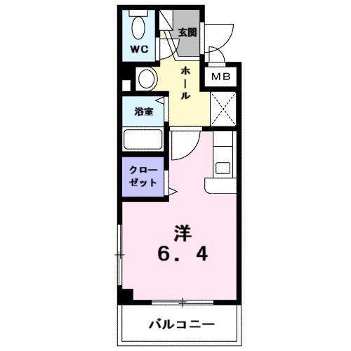 アヴィテ・エイト（203） 間取り図画像