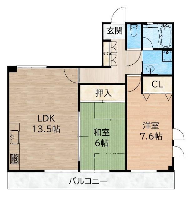  間取り図写真