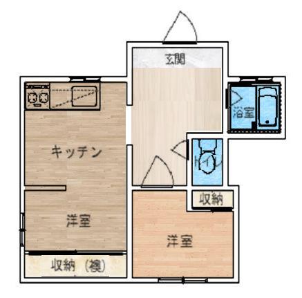 パークマンション武庫之荘（404） 間取り図画像