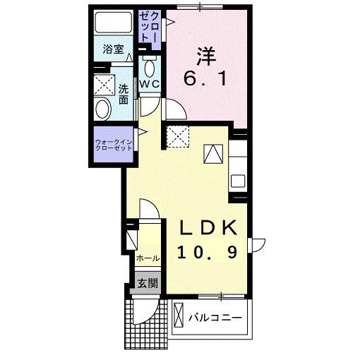 プラシード武庫町（103） 間取り図画像