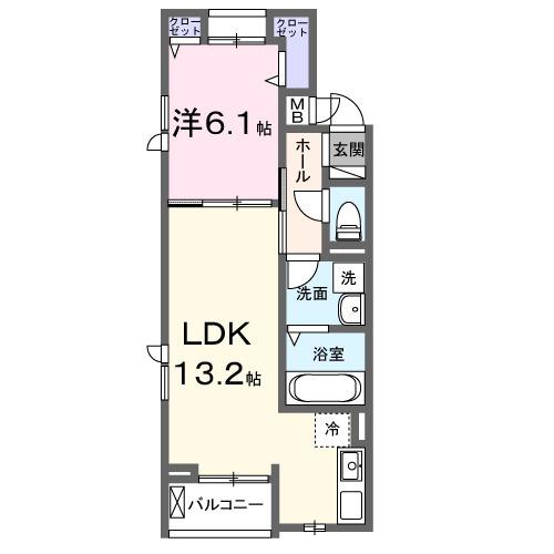 リヴァーサイド　ヴィラ（304） 間取り図画像