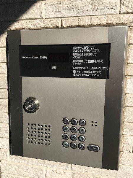 足立区千住緑町アパート エントランス