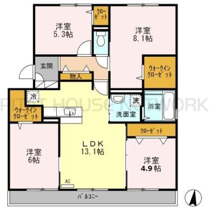  間取り図写真