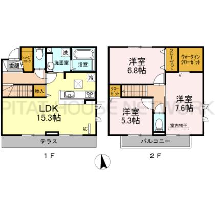  間取り図写真