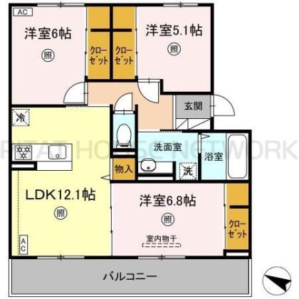  間取り図写真