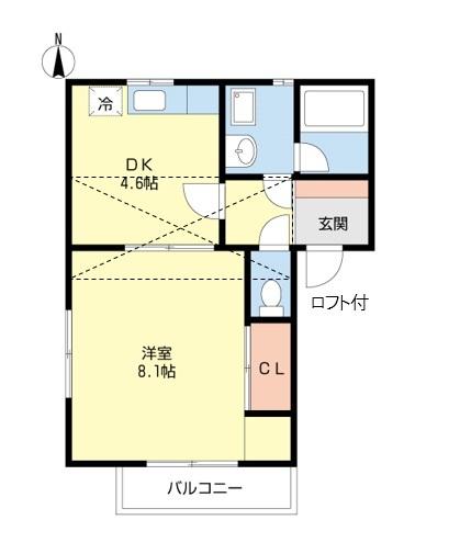エグレット福浜（0201） 間取り図画像