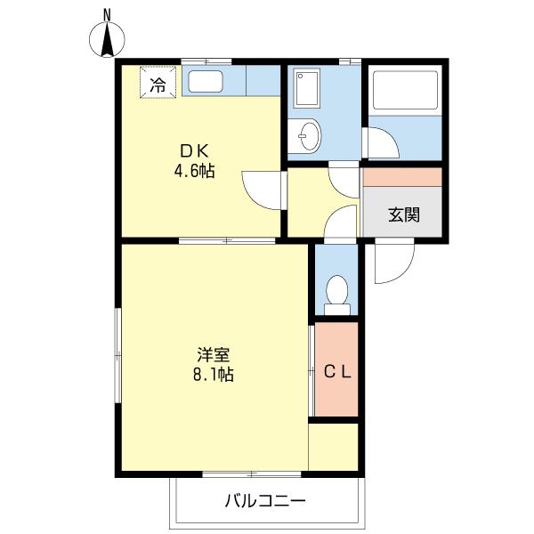 エグレット福浜（0203） 間取り図画像