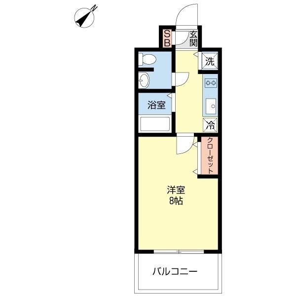 ＣＡＳＳＩＡ天神南（0509） 間取り図画像