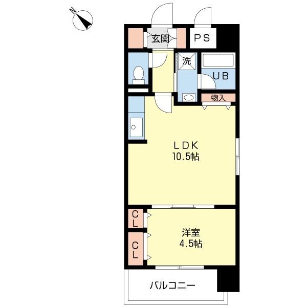ダイアリー二日市駅前（0305） 間取り図画像