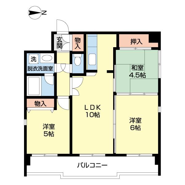 和室6畳→洋室リノベ変更済み