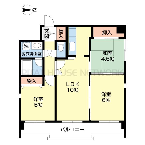 和室6畳→洋室リノベ変更済み