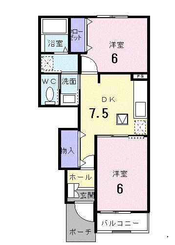 アウル（102） 間取り図画像