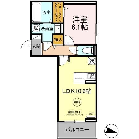 D-ROOM石丸（301） 間取り図画像