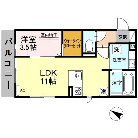 タリータウン大濠公園（203） 間取り図画像