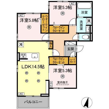  間取り図写真