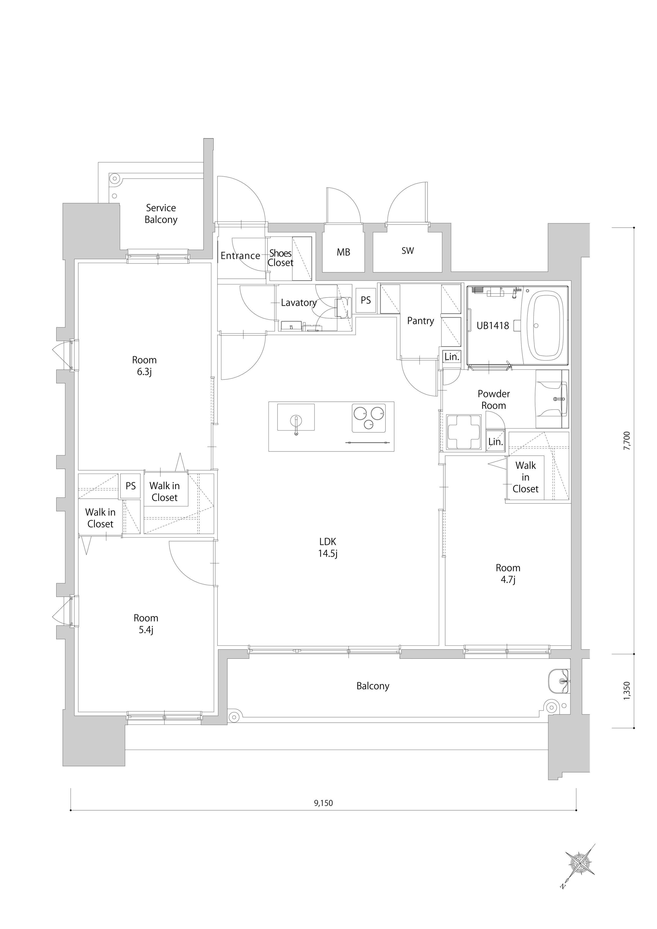  間取り図写真