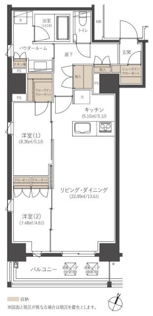  間取り図写真