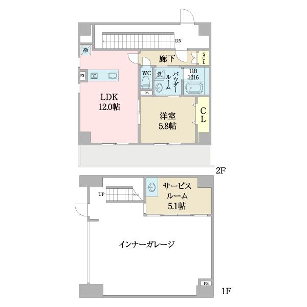 グランレジデンス大橋 間取り図画像