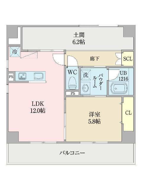 グランレジデンス大橋 間取り図画像