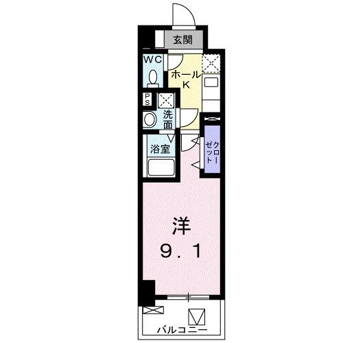 ＦＬレジデンス１（204） 間取り図画像