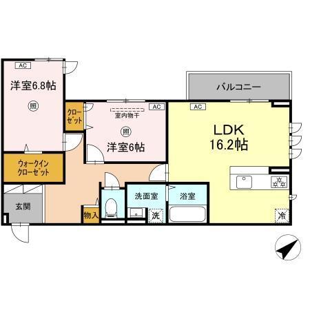 D-ROOMプラーナ（303） 間取り図画像