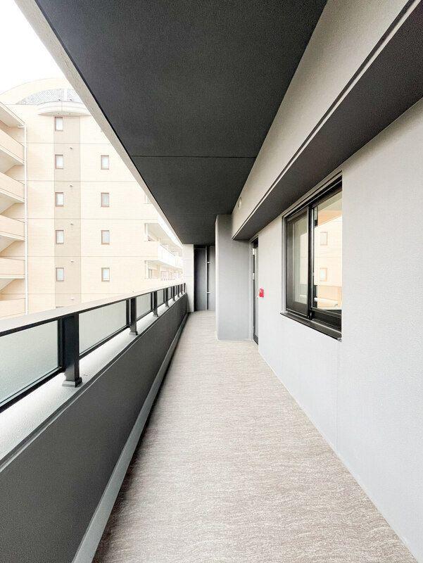 福岡市早良区百道マンション バルコニー