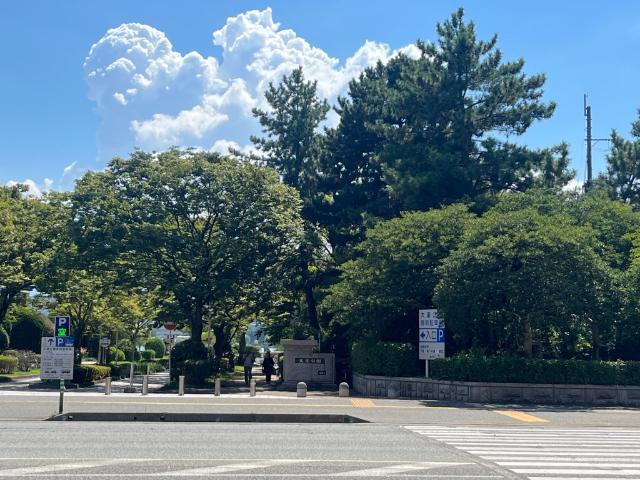 大濠公園：594m