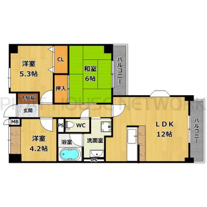  間取り図写真